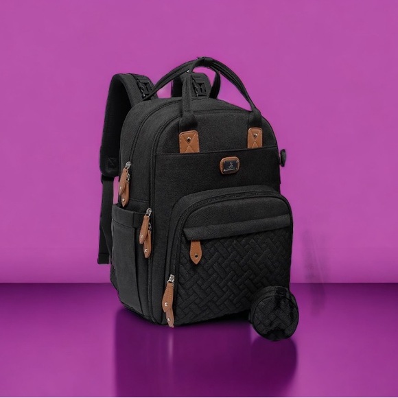 Dikaslon Diaper Bag Backpack with Pacifier Case and Stroller Straps. - Picture 1 of 5